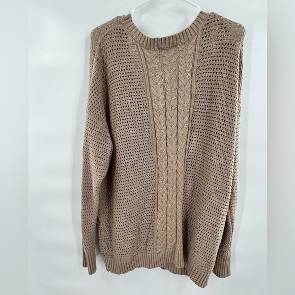 Lane Bryant brown long sleeve sweater size XL - Picture 5 of 9